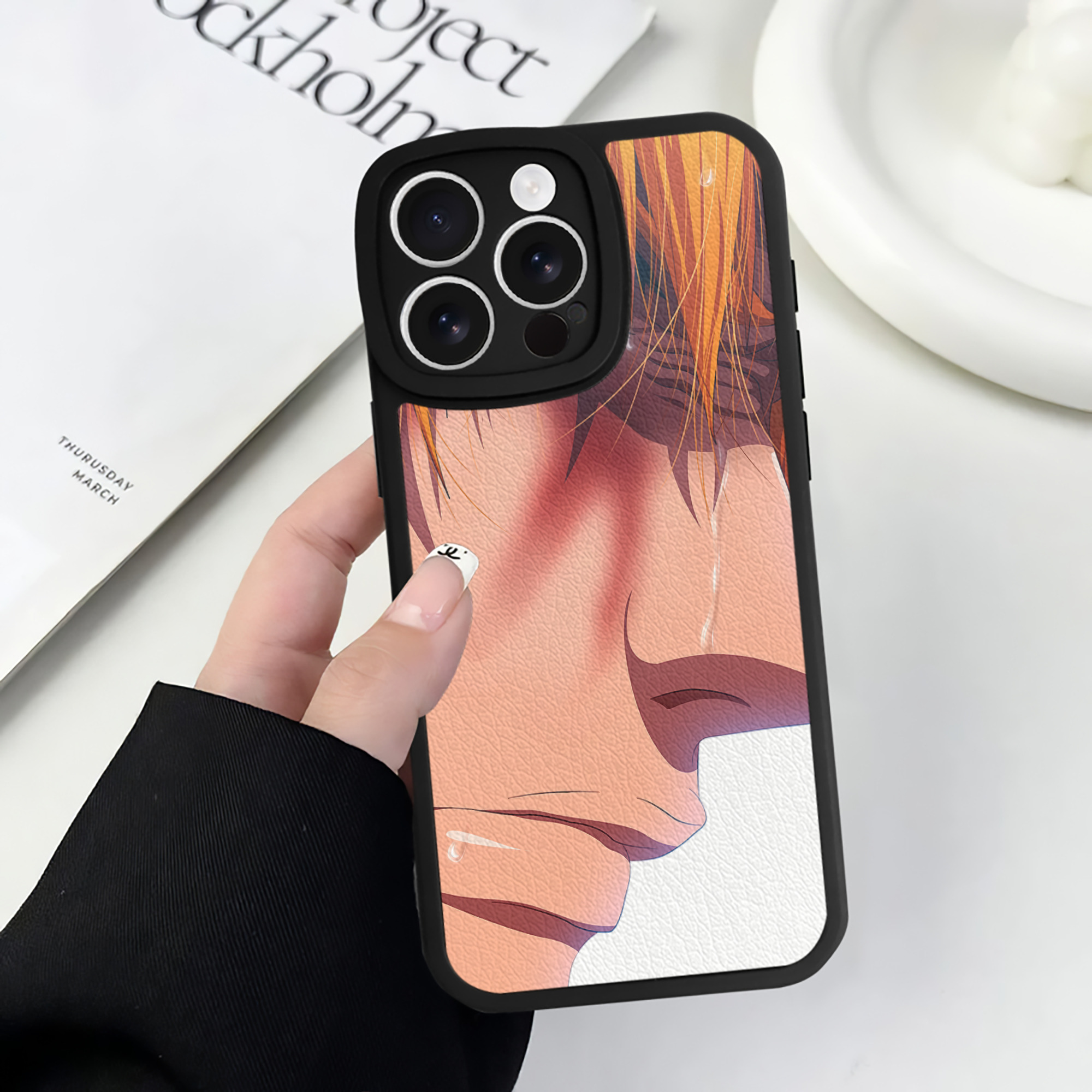 （画像用） ブリーチ BLEACH 【iPhone 16シリーズ対応】シリコンスマホケース（レザー調） 材質：シリコン